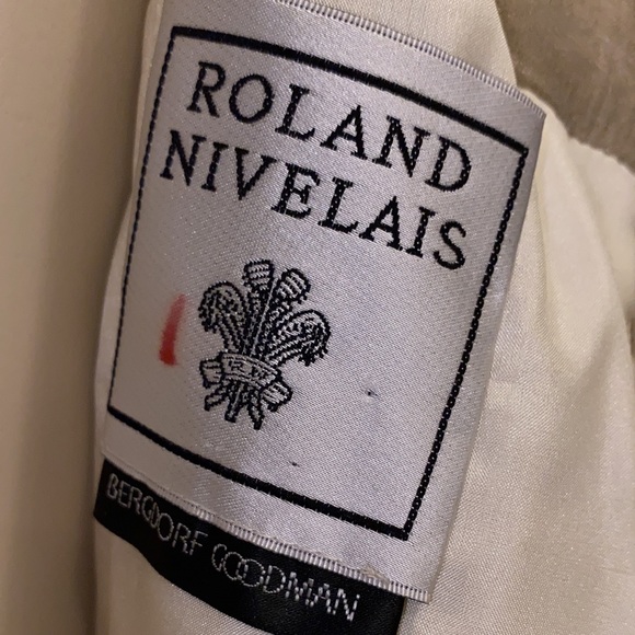 Roland Nivelais Bergdorf Goodman Gold Long Dress high couture Maxi - Picture 10 of 15